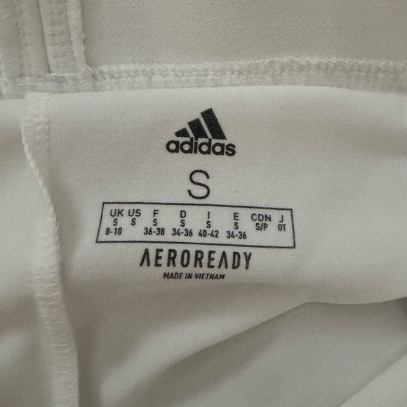 white adidas athletic shorts - Picture 2 of 4